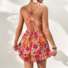 Lola Sunset Floral Romper
