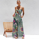 Zahara Boho Cutout Maxi Dress