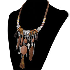 Earthly Gypsy Statement Long Necklace