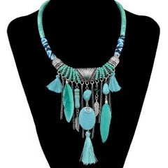 Earthly Gypsy Statement Long Necklace