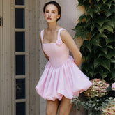 Fresh Suspender Three-Dimensional Flower Tutu Dress