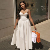 V-Neck Sleeveless Dress