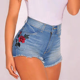 Roxie Rose Denim Shorts