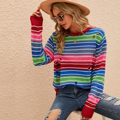Lulu Multicolor Striped Sweater