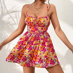 Lola Sunset Floral Romper