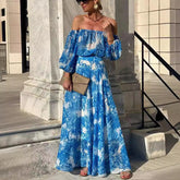Celeste Off-Shoulder Maxi Dress
