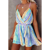 Aurora Sunset Stripe Romper