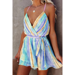 Aurora Sunset Stripe Romper