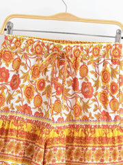 Arya Boho High-Waist Shorts