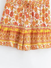 Arya Boho High-Waist Shorts