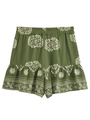 Liora Boho High-Waist Shorts