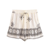 Varinia Boho High-Waist Shorts