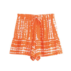 Solana Boho High-Waist Shorts
