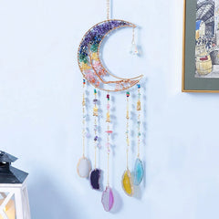 Tree Of Life Agate Moon Dream Catcher