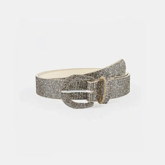 Sequin PU Leather Belt
