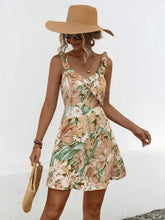 Beach Ready Ruffled Wide Strap Mini Dress