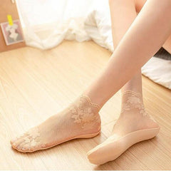 Best Seller Women's Lace Socks Classic Floral Pattern for Any Outfit