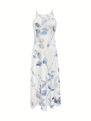 Bohemian Chic Floral Peplum Long Dress