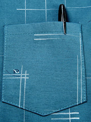 Men's Plus Size Geometric Pattern Short Sleeve Polo