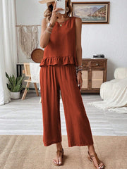 Casual Meets Class: Top & Wide Leg Pants for Every Occasion