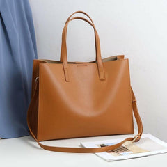 Classic Leather Handbag with Timeless Design and Spacious Interior