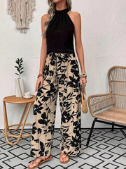 Island Escape Floral Drawstring Pants