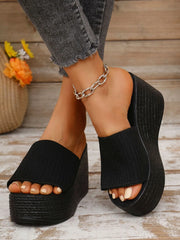 Open Toe Platform Wedge Sandals