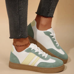 Round Toe Platform Sneakers