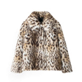 Selena Faux Fur Leopard Coat