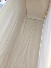 Genuine Leather Tote Elegant Women's Handbag with Golden Hardware