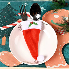 Christmas Small Hat Knife And Fork Bag