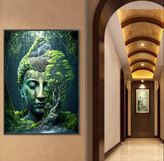 Buddha In Nature Canvas