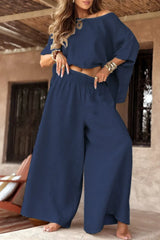 Loose Round-Neck Suit