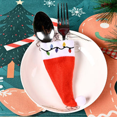 Christmas Small Hat Knife And Fork Bag