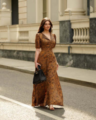 Lapel Cardigan Dress