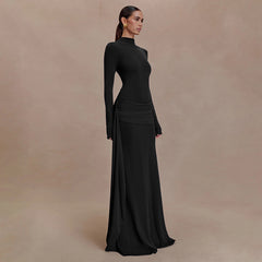 Belted A-Line Dress