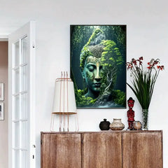 Buddha In Nature Canvas