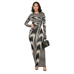 Irregularly Cinched Waist And Hip Dress