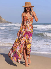 Island Bloom Patchwork Maxi