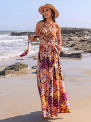 Island Bloom Patchwork Maxi