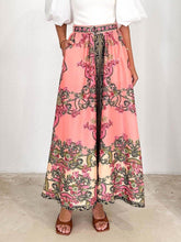 Ethnic Print Maxi Skirt