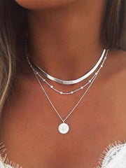 Multi-layered Pendant Necklace