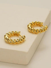 Pendientes en forma de U retorcida