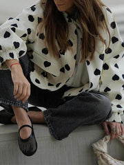 Klassische bedruckte Jacke