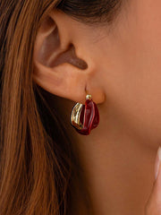 Pendientes geométricos retorcidos