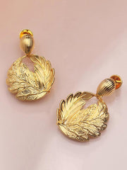 Pendientes personalizados de hoja vintage