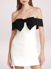 Sexy High-End One-Shoulder Wickel-Minikleid mit Hüfte