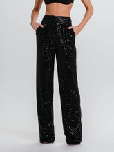Classic Sequin High Waist Pocket Pants