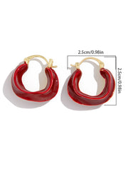 Pendientes geométricos retorcidos