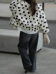 Klassische bedruckte Jacke